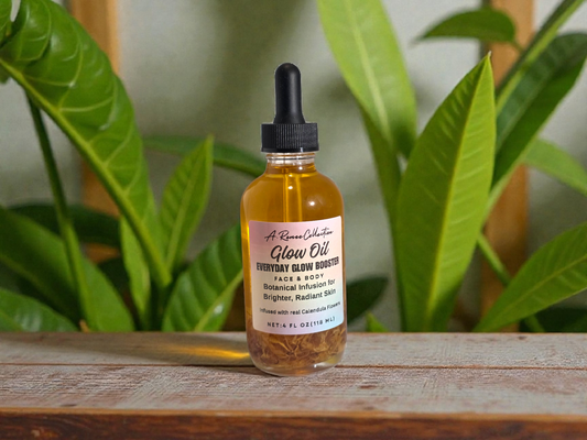 Glow Oil – Everyday Glow Booster with Calendula Infusion | Squalane + Nourishing Botanicals