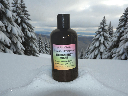 Turmeric & Black Seed African Body Wash – Deep Cleanse & Glow (8 oz)